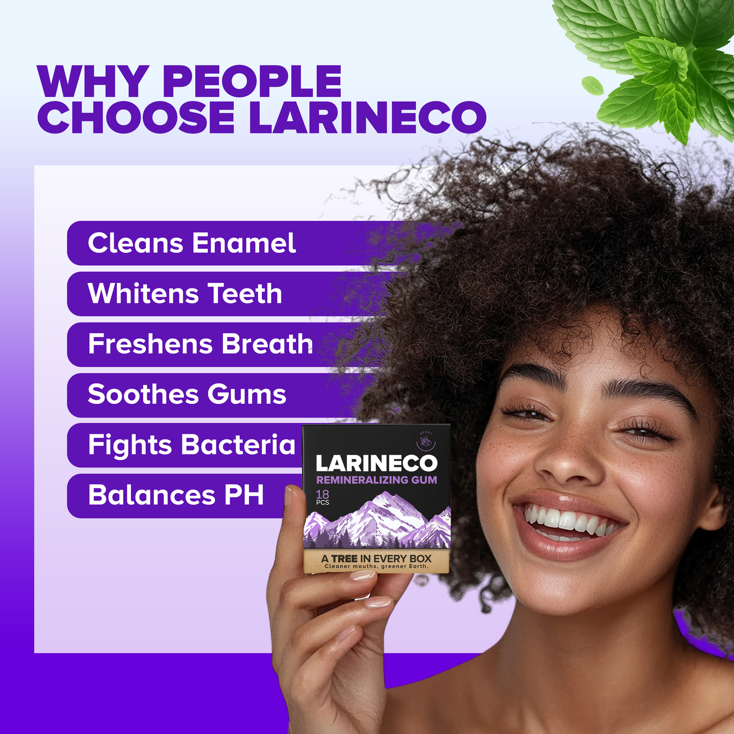 Larineco™️ - Berry Remineralizing Gum