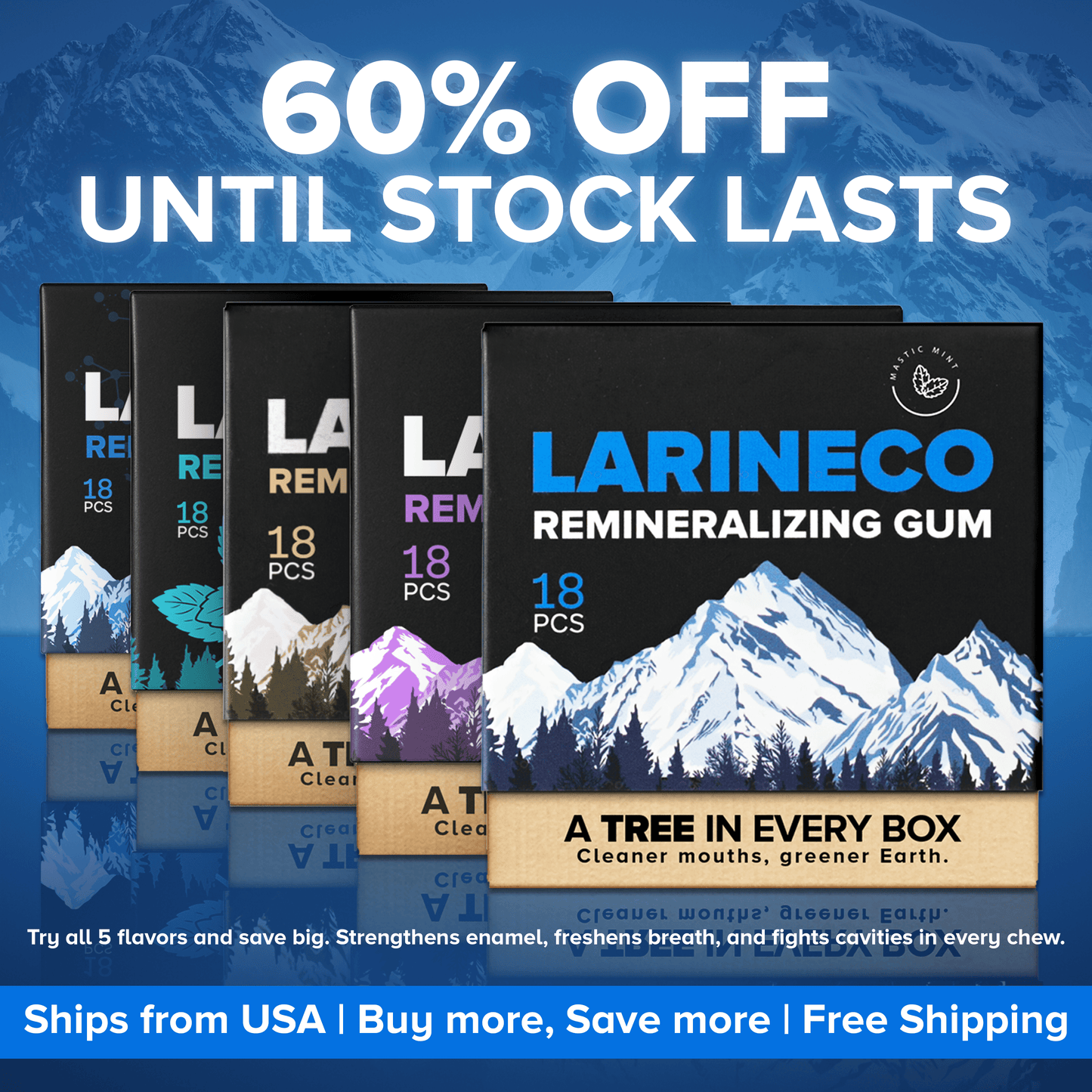 Larineco Remineralizing Gum - 60% Off Until Stock Lasts