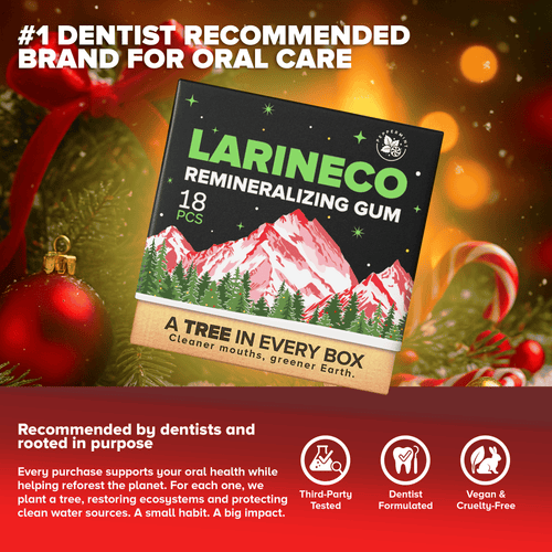 Larineco™️ - Candy Cane Peppermint Remineralizing Gum