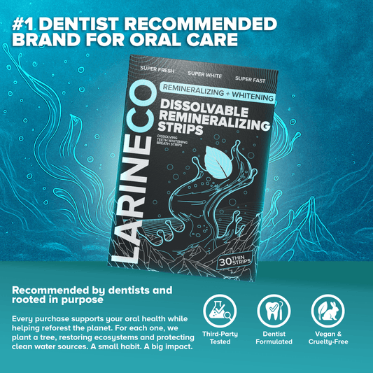 Larineco Dissolvable Remineralizing Strips for Whitening