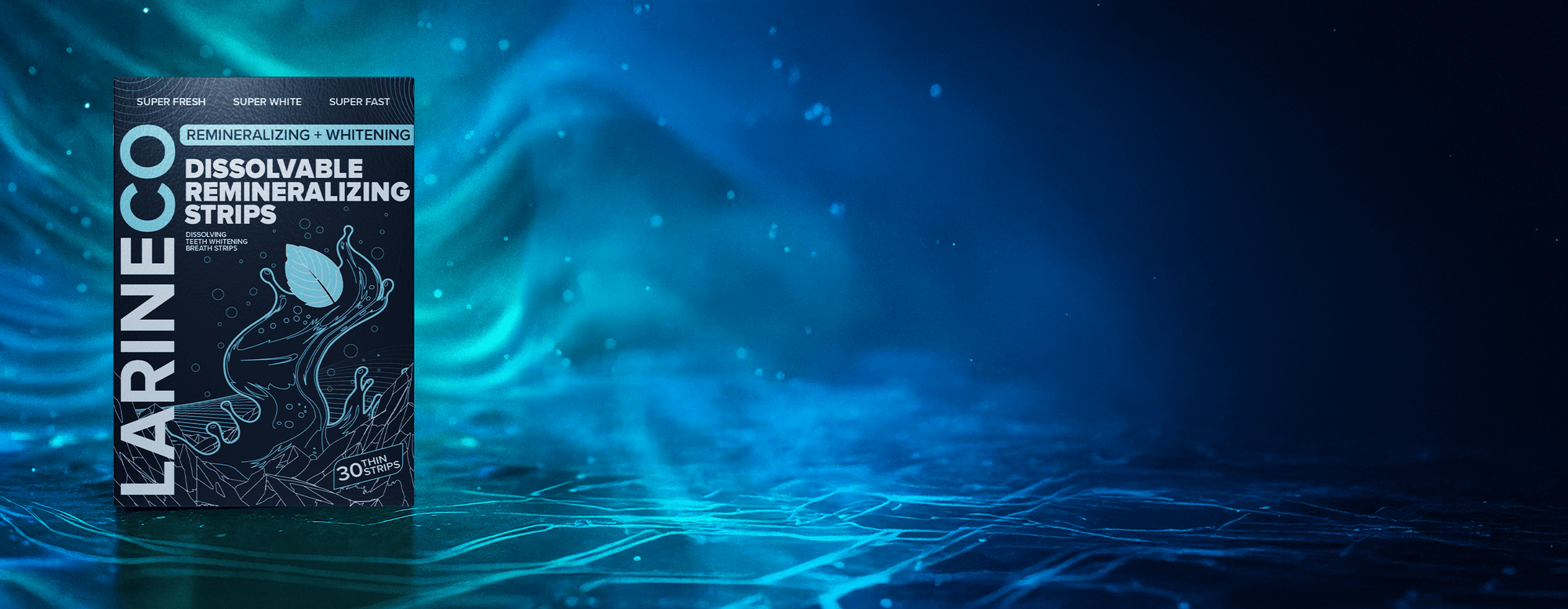 Larineco Dissolvable Remineralizing Strips - Landing Page Desktop