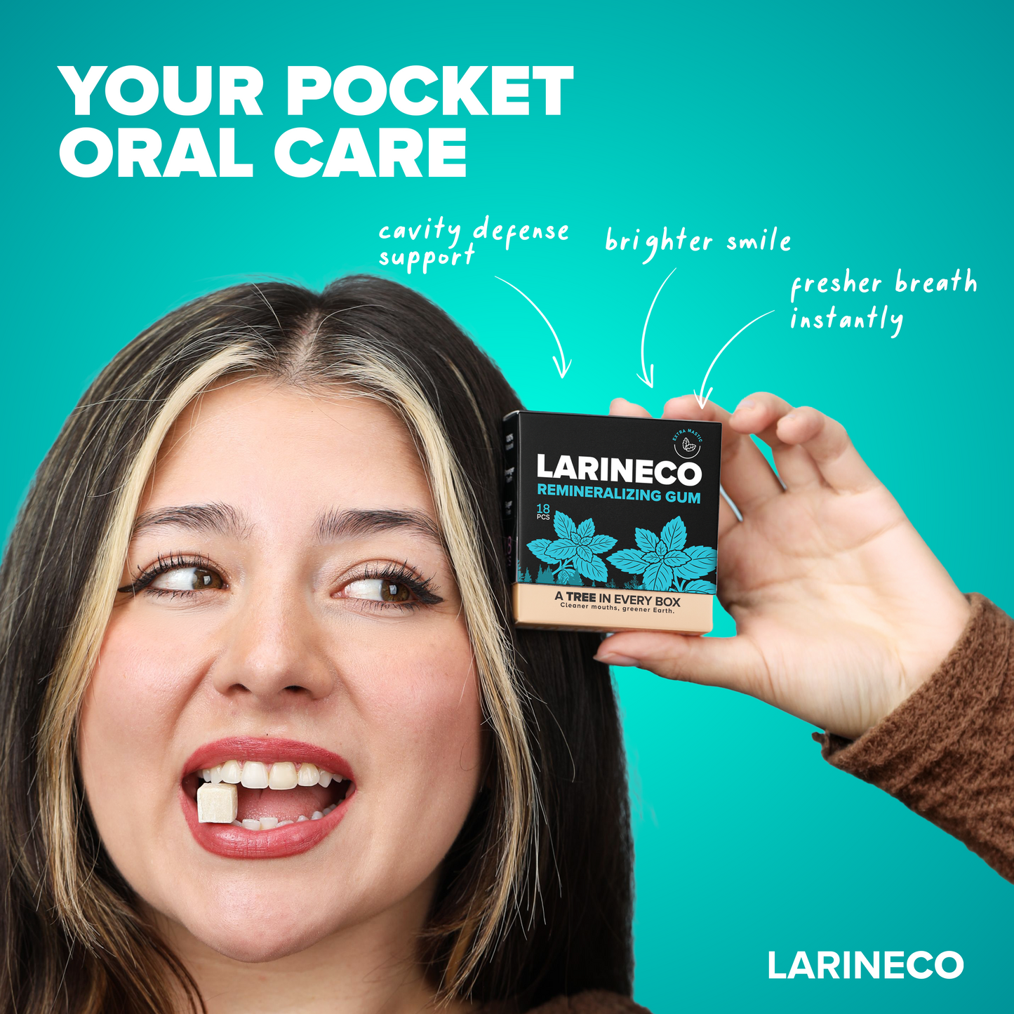 Larineco™️ - Extra Mastic Remineralizing Gum