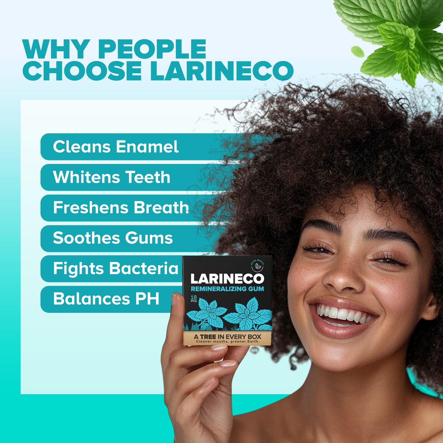 Larineco™️ - Extra Mastic Remineralizing Gum