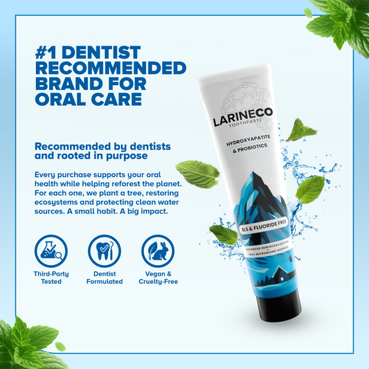 Larineco™️ - Remineralizing Toothpaste (No Fluoride or SLS ingredients)