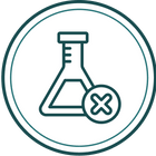 Chemical experiment failed icon