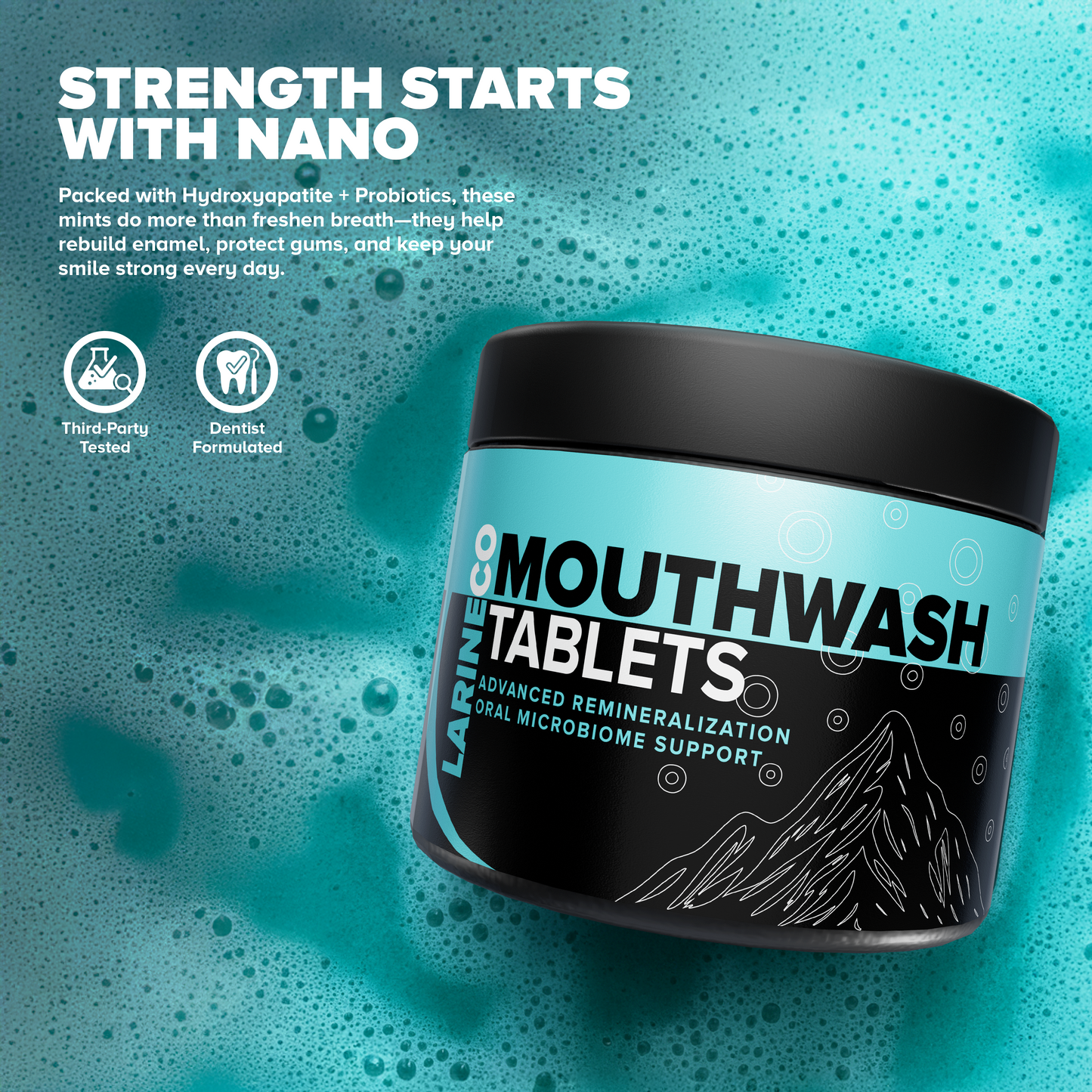 Larineco™️ - Remineralizing Mouthwash Tablets