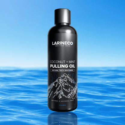 Larineco Coconut Mint Pulling Oil for Teeth Whitening