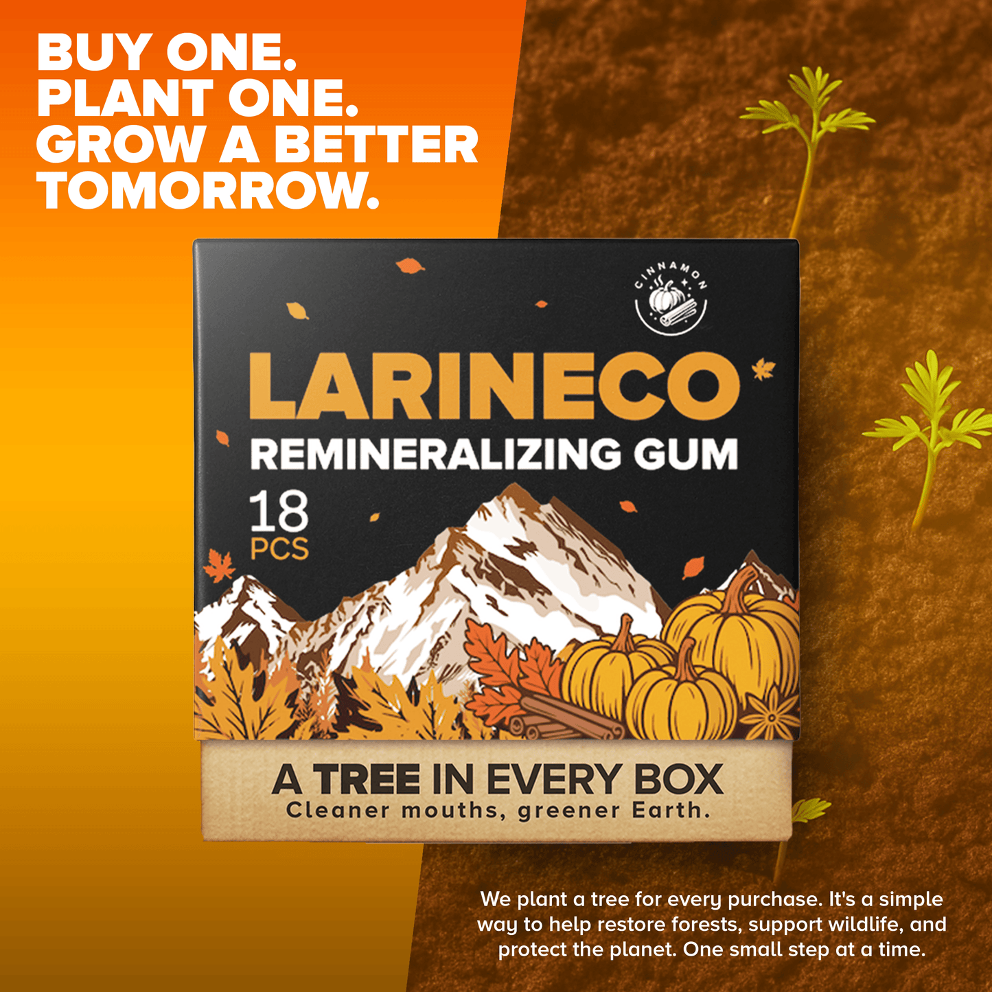 Larineco™️ - Pumpkin Spice Remineralizing Gum